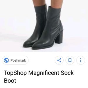 Looking For Top Shop magnificent sock boot size 37